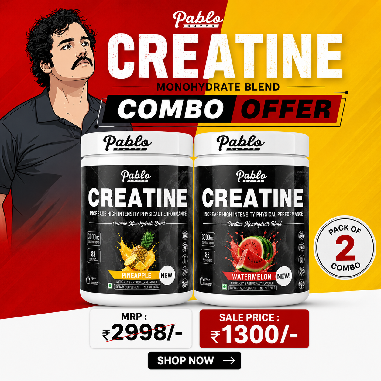 Creatine Monohydrate Blend - Pack of 2 - Image 2