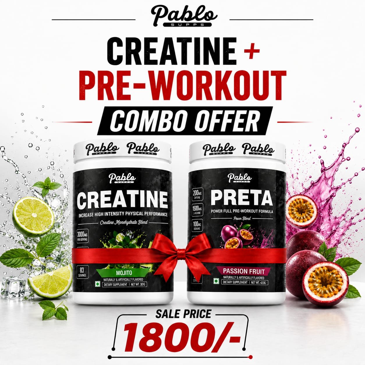 Combo: Pre-Workout + Creatine